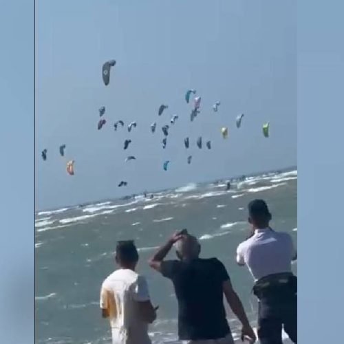 Atleta morre afogado durante competição de kitesurf na Praia de Tatajuba, em Camocim (CE)