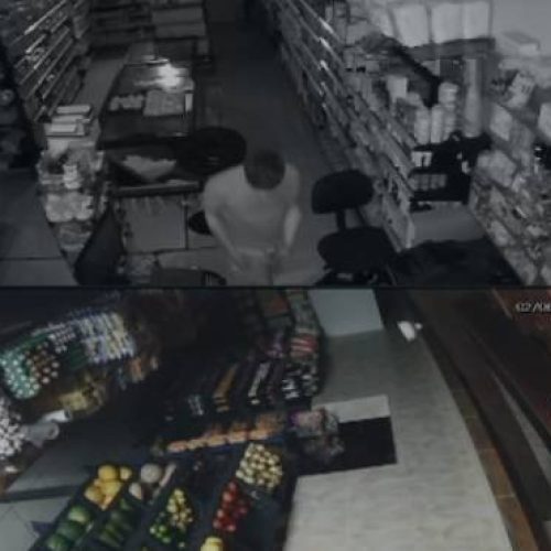 Criminoso invade mercadinho pelo telhado e furta dinheiro do caixa em Fortaleza