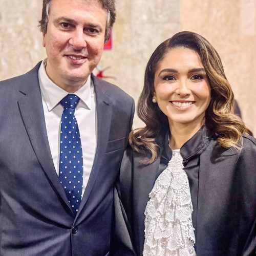 Camilo Santana parabeniza Gisele Sampaio, 1ª desembargadora nomeada por ações afirmativas no TRF5