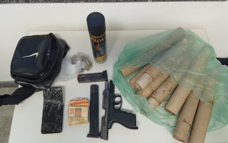 Polícia Militar prende seis pessoas e apreende armas, drogas e dinheiro em Pindoretama