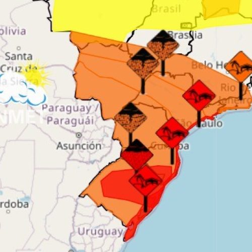 Ciclone aumenta área de atuação e causa chuva generalizada no fim de semana