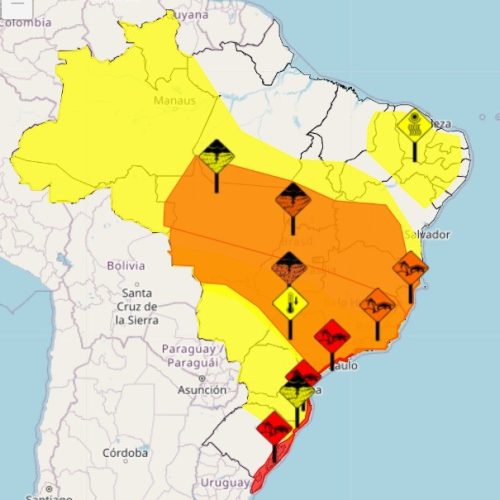 Diferentes regiões seguem em alerta para chuvas e ventos fortes; veja a previsão