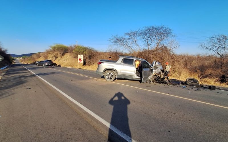 Sobrevivente que perdeu mãe, irmã gêmea e prima em colisão na BR-020 segue internada em estado grave no Ceará